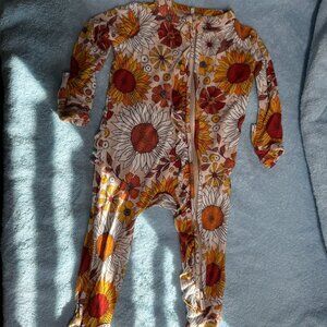 Newborn Posh Peanut Sunflower Footie